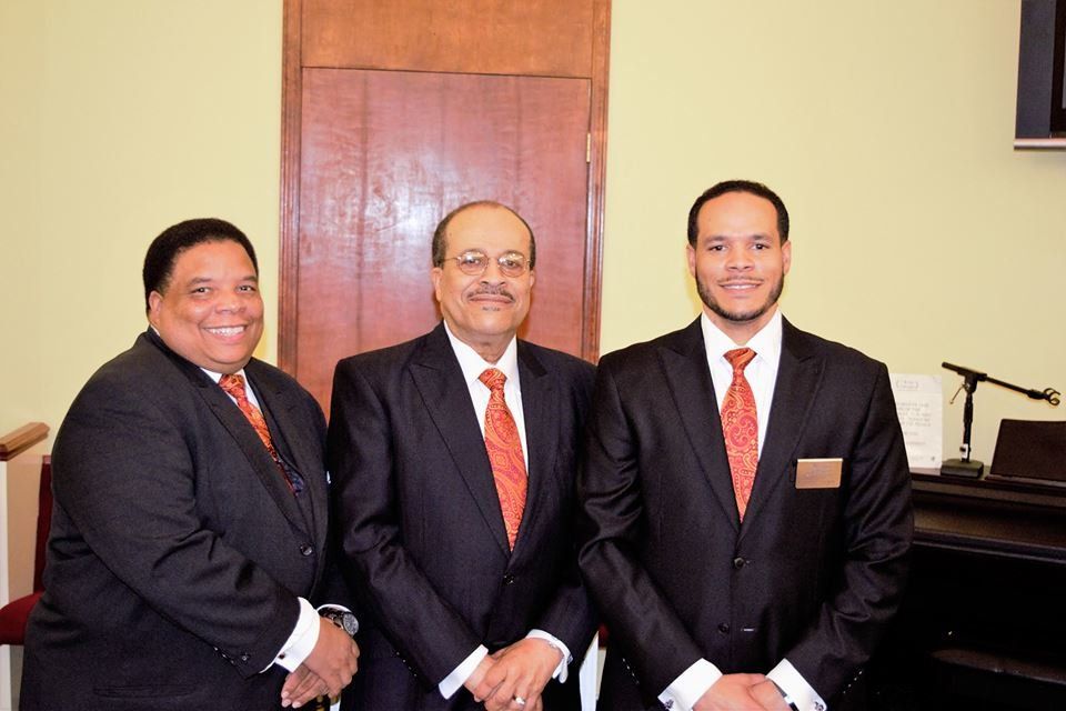 Richard Lewis II, Richard Lewis Sr., and Michael Lewis of Lewis & Wright Funeral Directors, Nashville